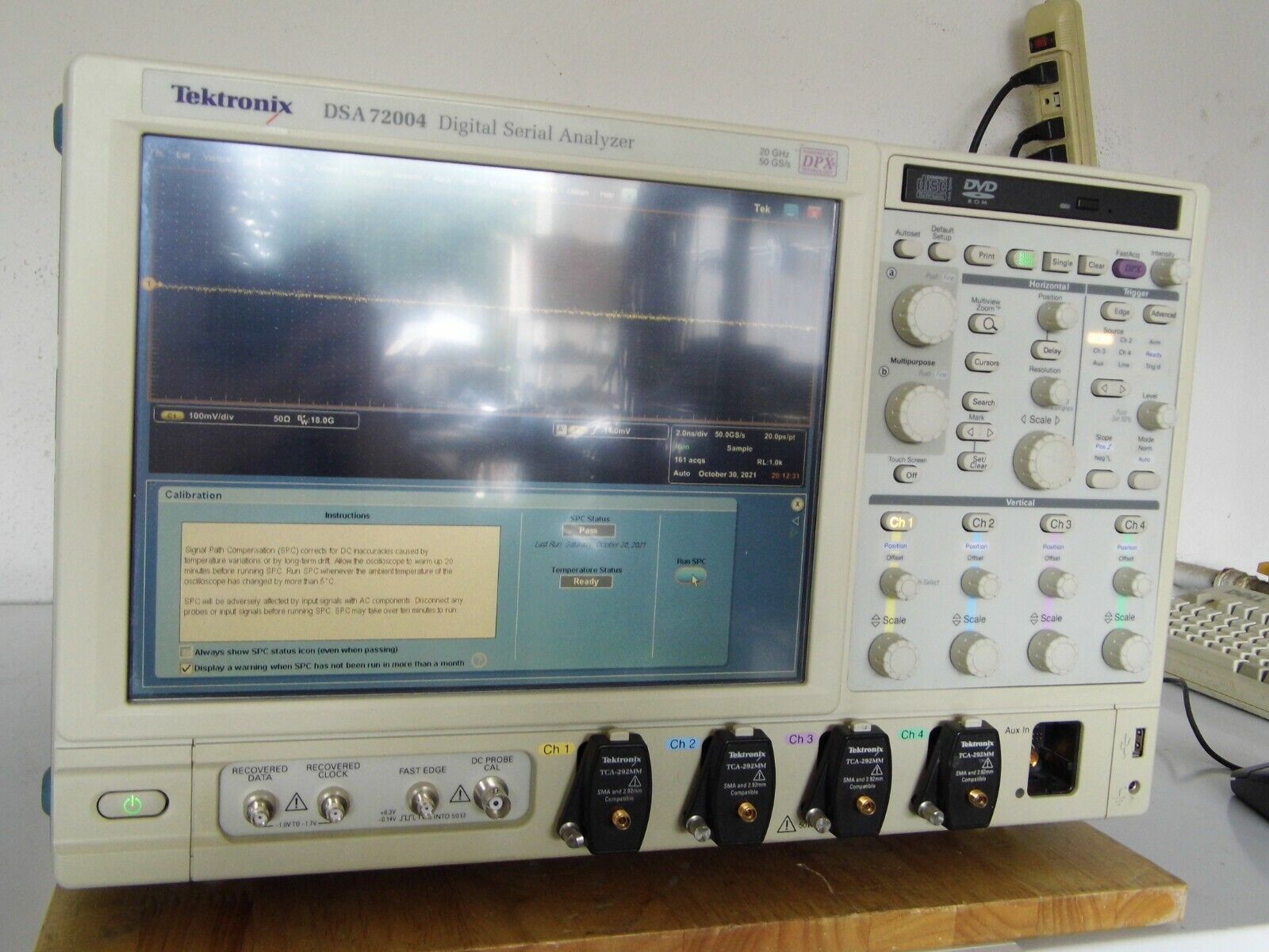 Tektronix DSA72004 Oscilloscope 5XL MTH ST ASM RTE PCE PTD DJA ISO17025 Tektronix DSA72004 Oscilloscope 5XL MTH ST ASM RTE PCE PTD DJA ISO17025